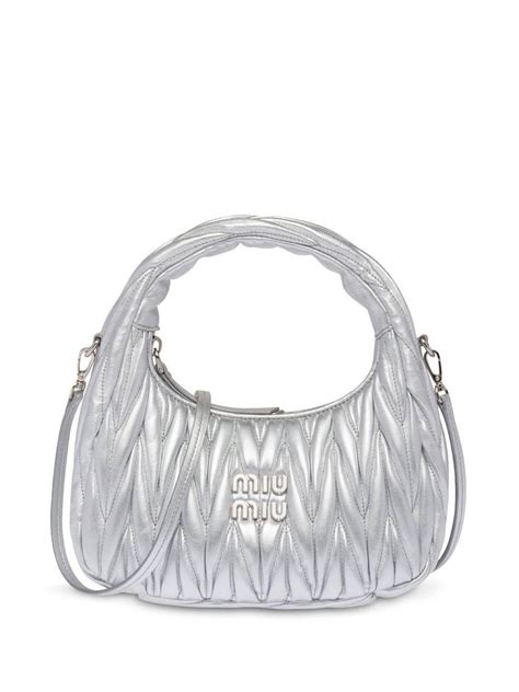 miu miu silver bag|miu michael bags for women.